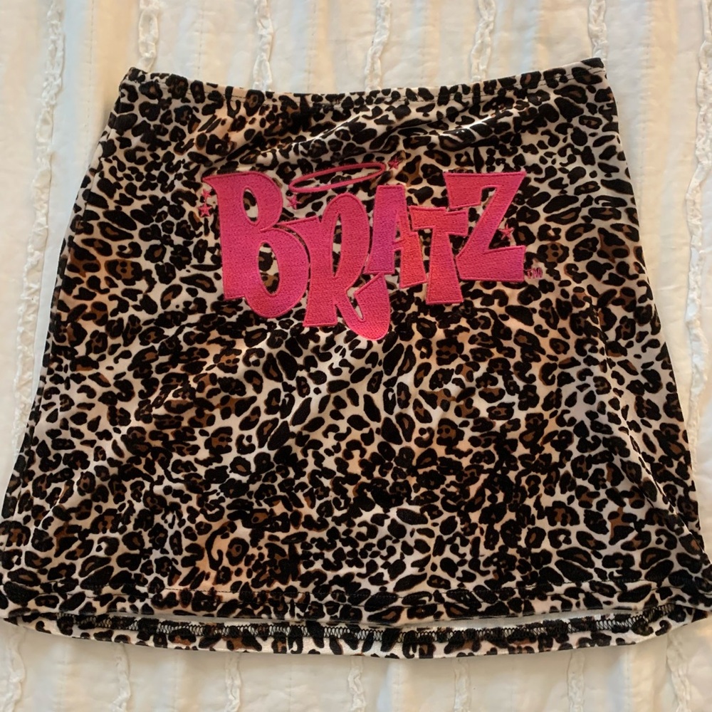 Dolls Kill x BRATZ Cheetah print Bratz skirt size XS worn once